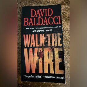 (3 for $20)David Baldacci Walk The Wire Excellent Used Condition